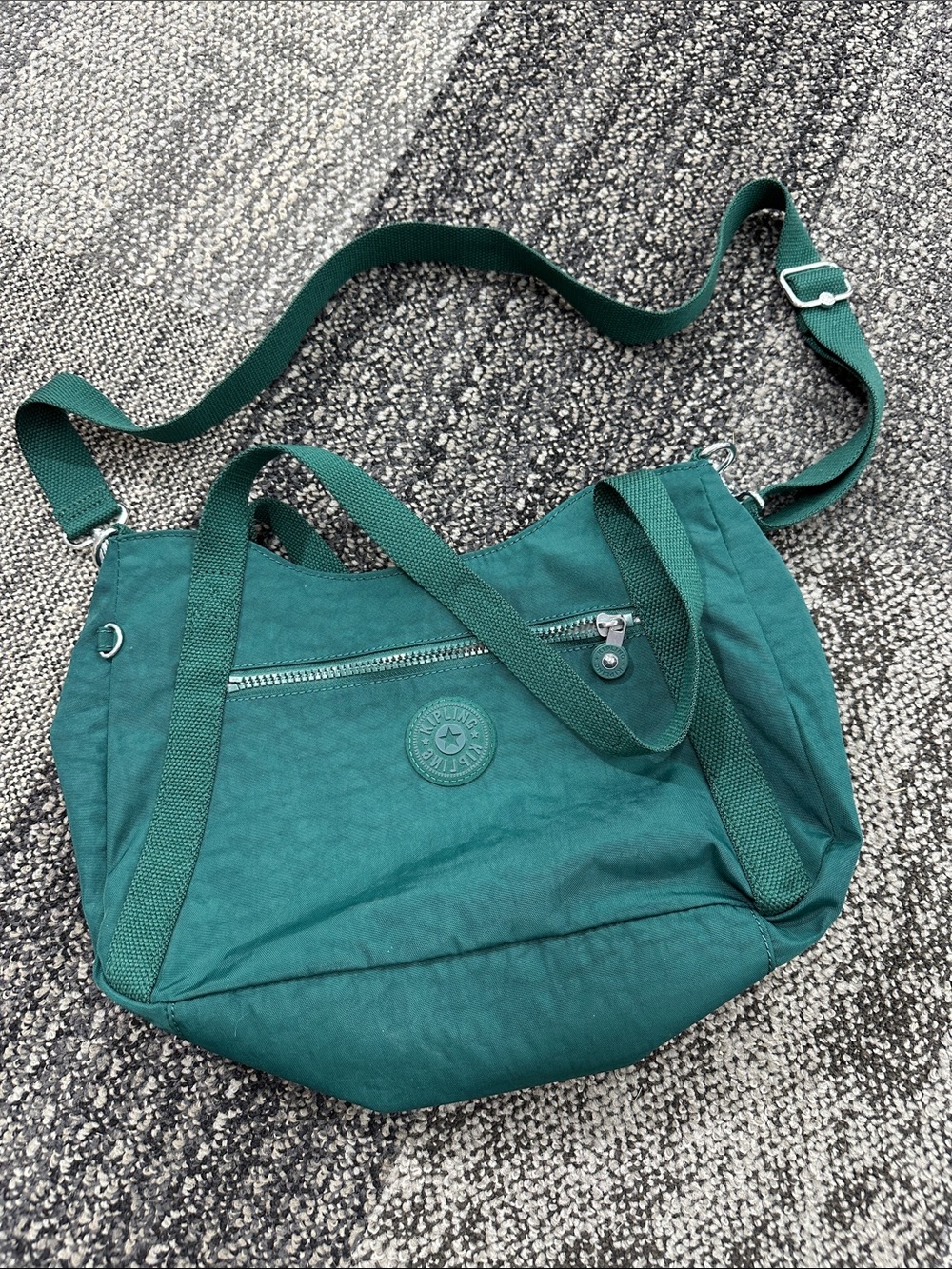 Kipling Green Purse